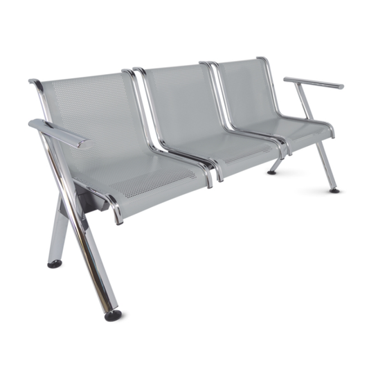 BANCA STEEL 3 PLAZAS TS3-500