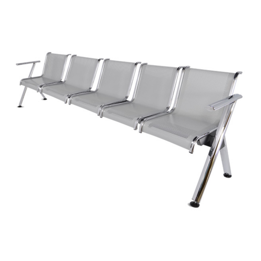 BANCA STEEL 5 PLAZAS TS5-500