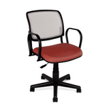 SM-110 Secretarial mesh con brazos