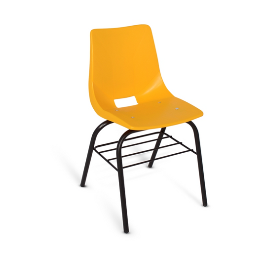 SILLA DE POLIPROPILENO MEDIANA CON PARRILLA EPM-350