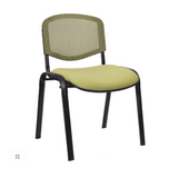BM 651 R NET silla visitante sin brazos, respaldo malla Flex New Leather
