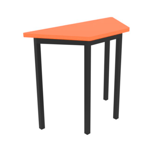 MESA TRAPEZOIDAL IND. 90X40X75CM CUB. MELAMINA MTI-003