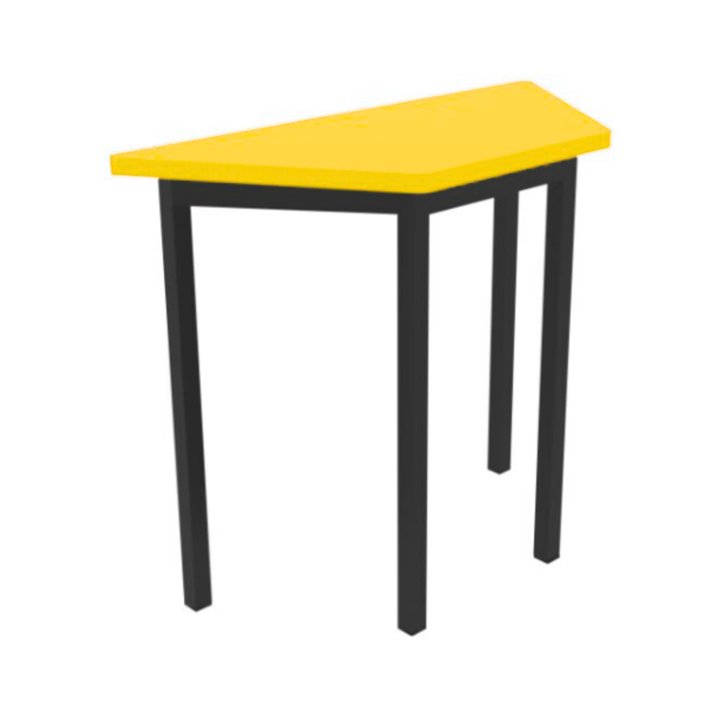 MESA TRAPEZOIDAL IND. 90X40X75CM CUB. MELAMINA MTI-003
