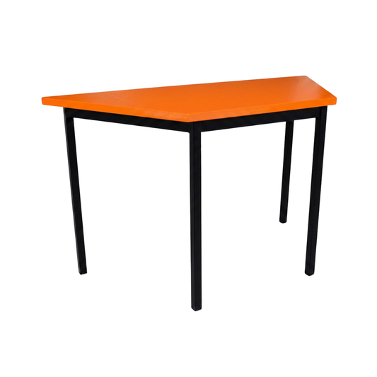 MESA TRAPEZOIDAL 120X60X75CM CUB. MELAMINA MT-003