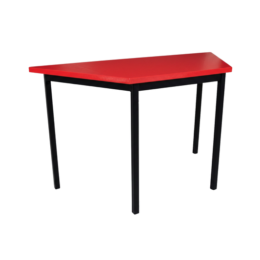 MESA TRAPEZOIDAL 120X60X75CM CUB. MELAMINA MT-003