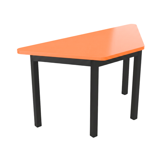 MESA TRAPEZOIDAL INF. 90X40X50CM CUB. TRIPLAY C/LAM PLASTICO TIC-005