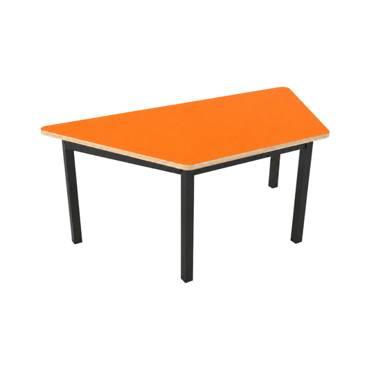 MESA TRAPEZOIDAL 120X60X50CM CUB. TRIPLAY C/LAM PLASTICO TIG-005
