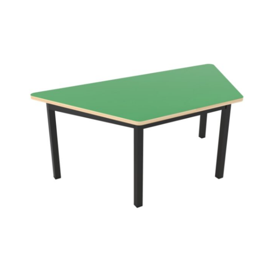 MESA TRAPEZOIDAL 120X60X50CM CUB. TRIPLAY C/LAM PLASTICO TIG-005
