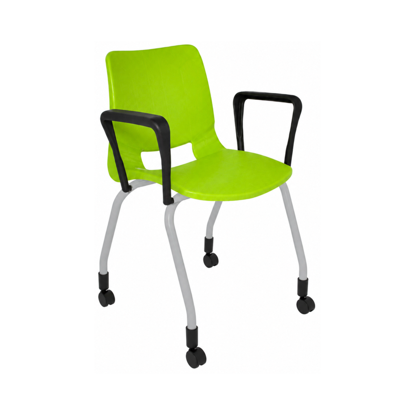 SILLA SECRETARIAL APILABLE BOLD CON BRAZOS PINTADA SBA-310