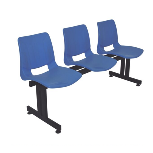 BANCA POLY EVO POLIPROPILENO 3 PLAZAS TE3-303
