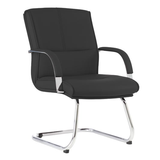 SILLON PARA VISITANTE GREEN LEATHER BM-193-G