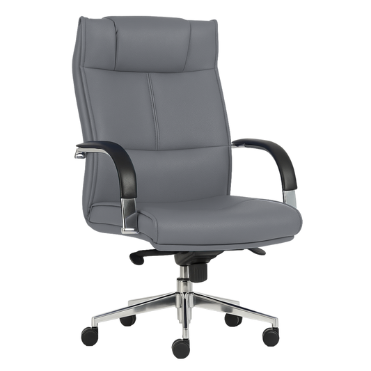 EJECUTIVO RESPALDO ALTO TELA NEW LEATHER BM-190-N