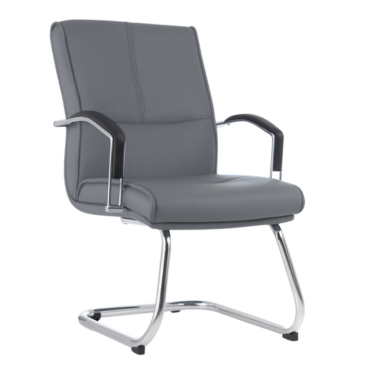 SILLON PARA VISITANTE TELA NEW LEATHER BM-93-N