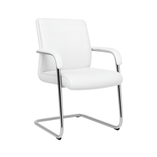 SILLON PARA VISITANTE GREEN LEATHER BM-4005-G