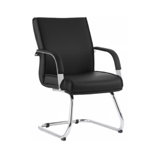 SILLON PARA VISITANTE TELA NEW LEATHER BM-4003-N