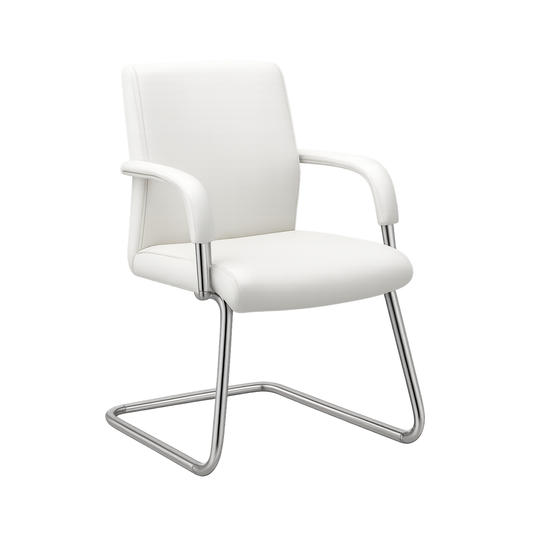 SILLON PARA VISITANTE GREEN LEATHER BM-4003-G