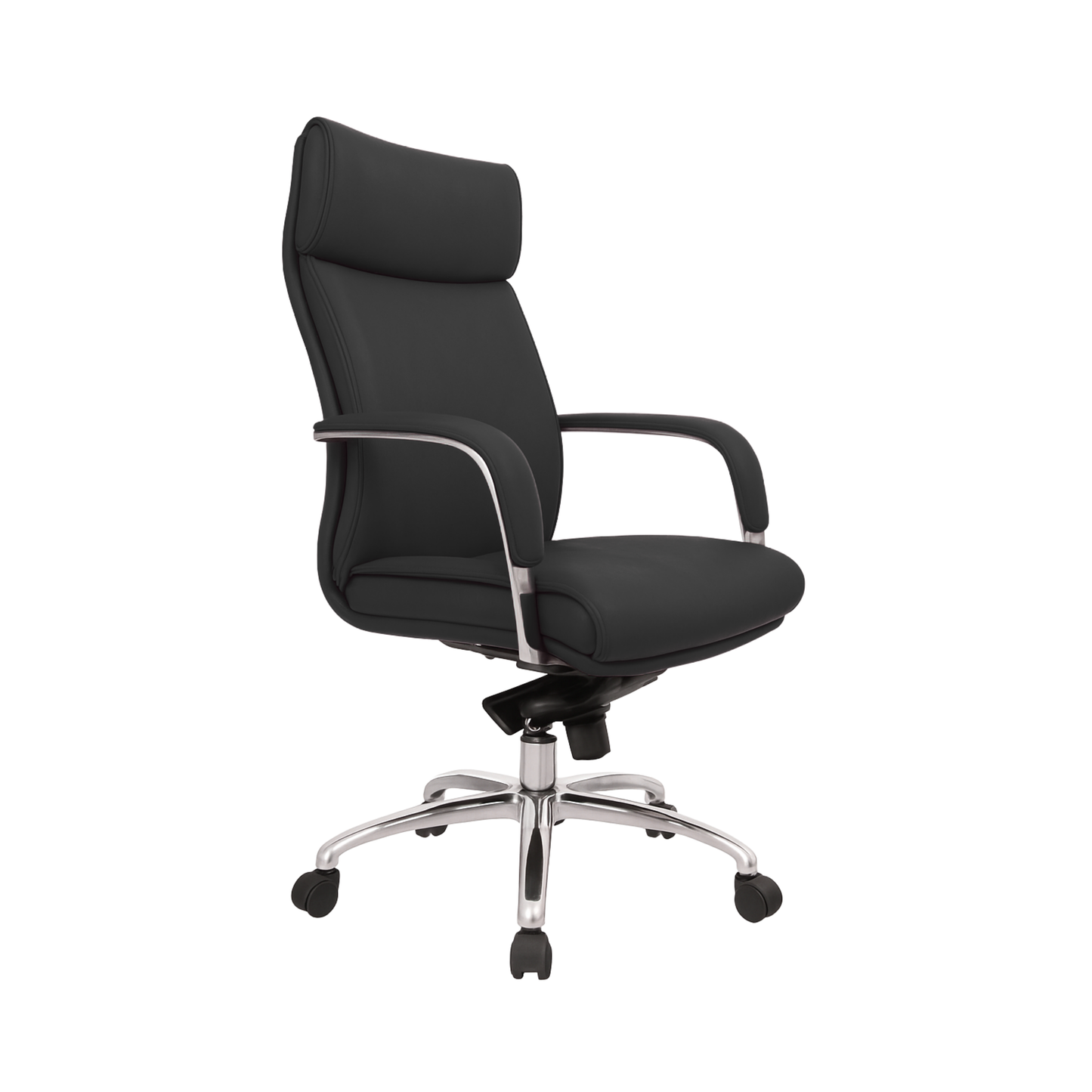 EJECUTIVO RESPALDO ALTO CONN CABECERA PIEL BM-4000-P