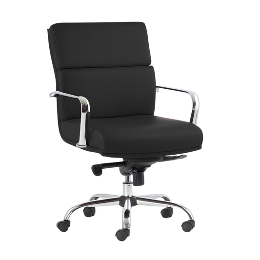 SILLON EJECUTIVO RESPALDO MEDIO TELA BM-1601-T