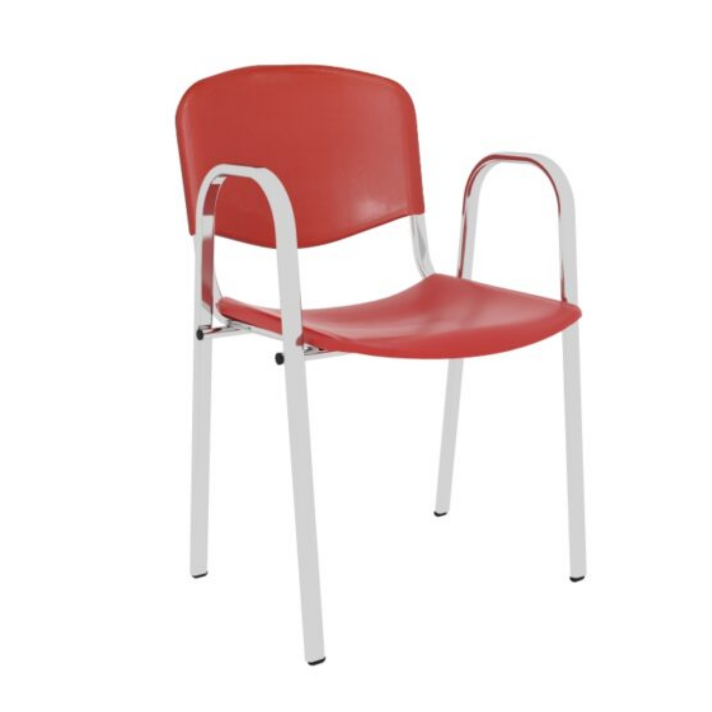 SILLA DE VISITA NOVA /CROMADA CON BRAZOS VN-513