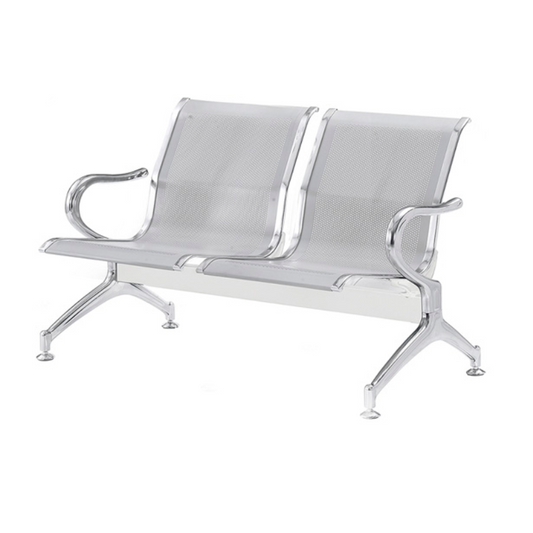 BANCA 2P METAL CROMADO