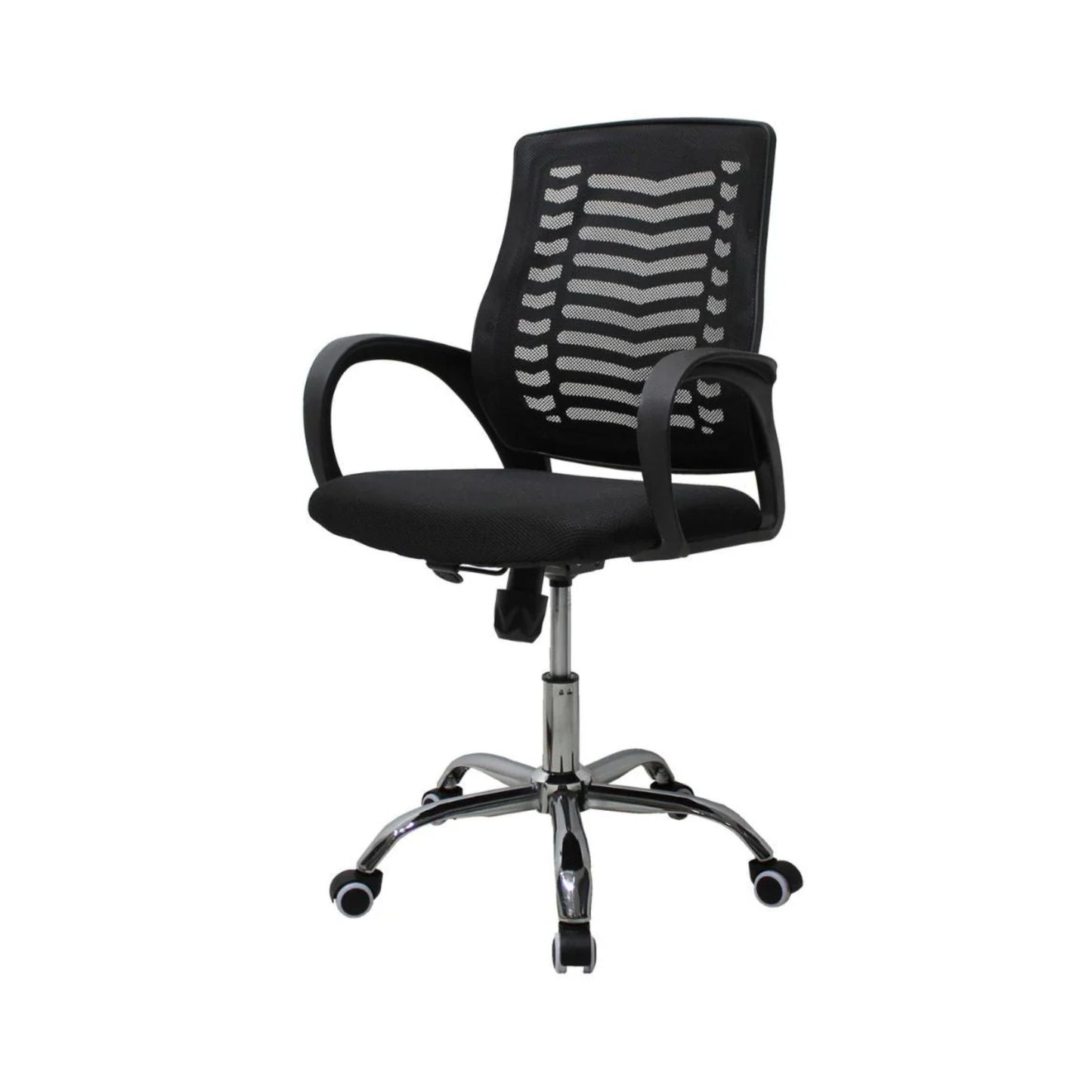 SILLA SECRETARIAL MESH NEGRO JM-108