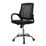 SILLA SECRETARIAL MESH NEGRO JM-108