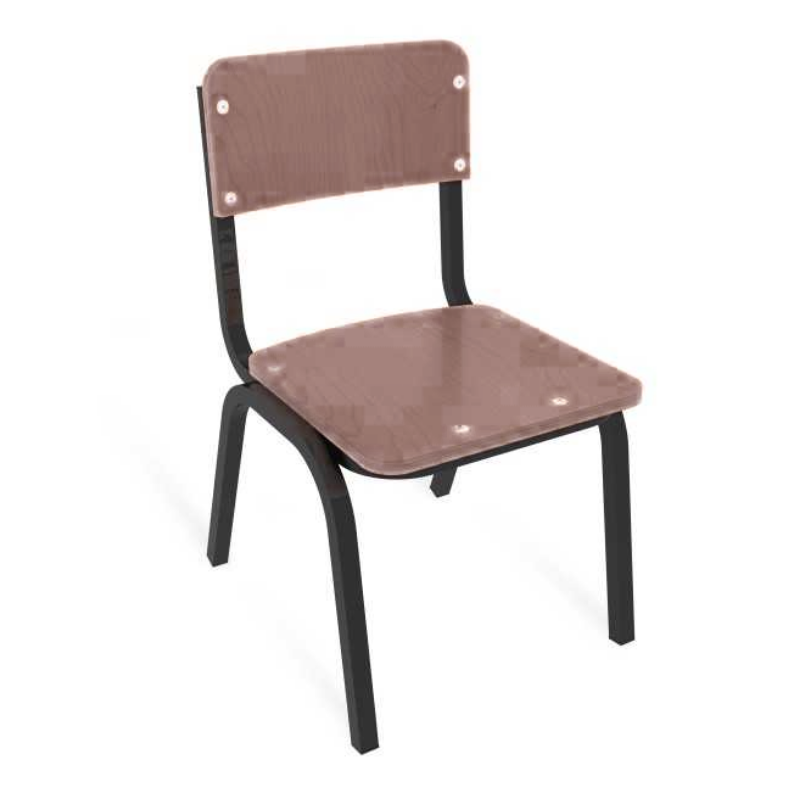 SILLA INFANTIL TRIPLAY BARNIZADO IT-004