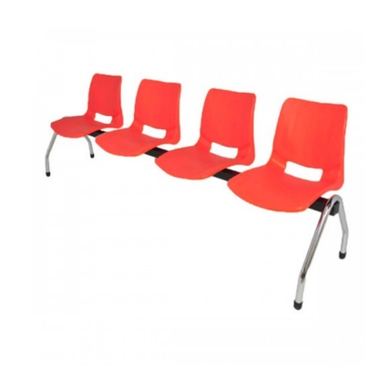 BANCA BOLD CROMADA 4 PLAZAS TB4-503