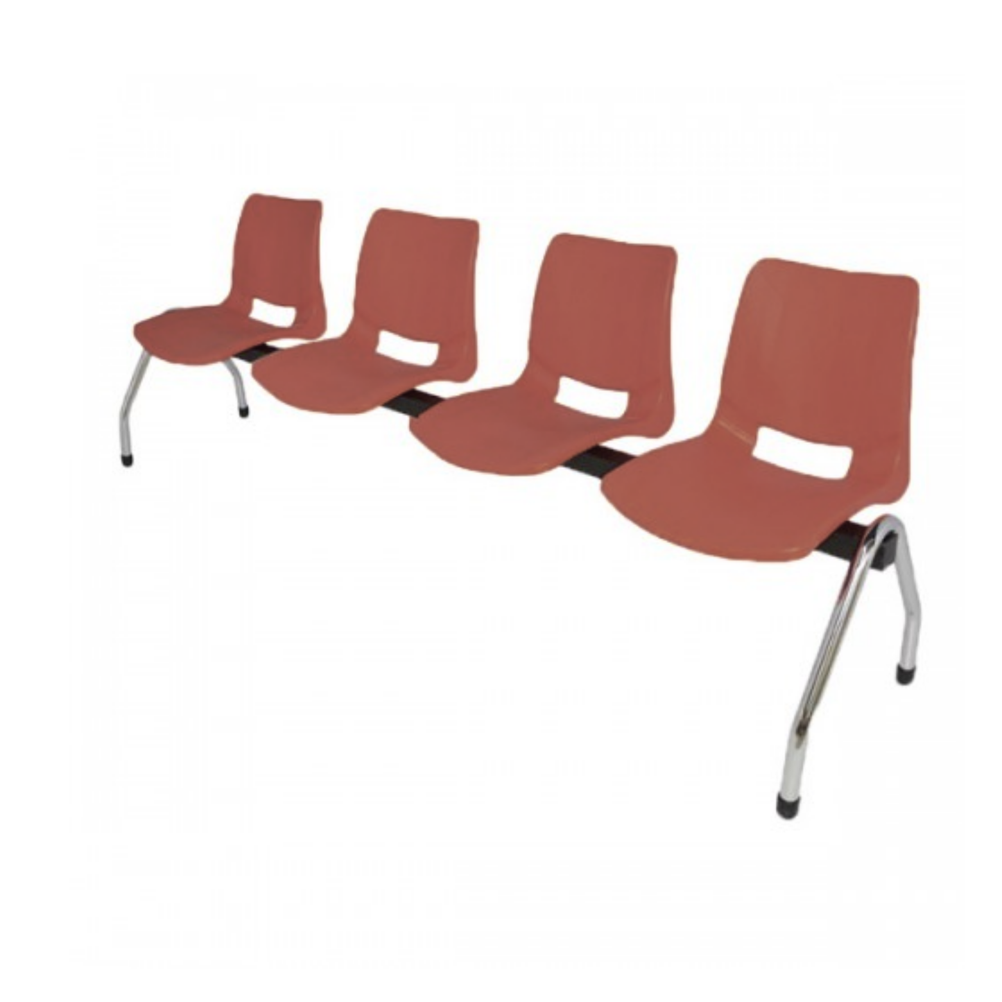 BANCA BOLD CROMADA 4 PLAZAS TB4-503