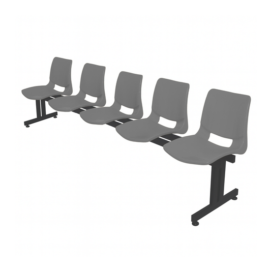 BANCA POLY EVO POLIPROPILENO 5 PLAZAS TE5-303
