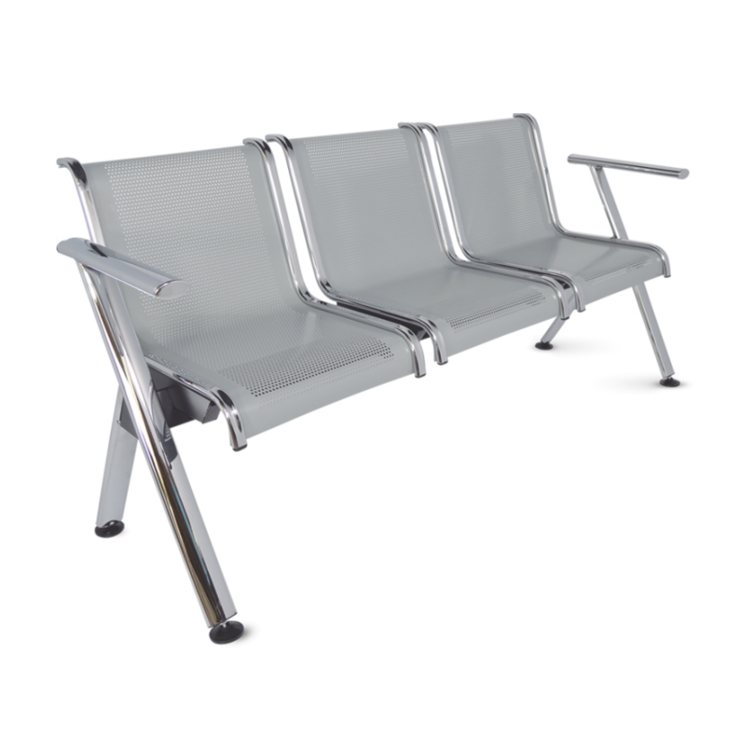BANCA STEEL 3 PLAZAS TS3-500