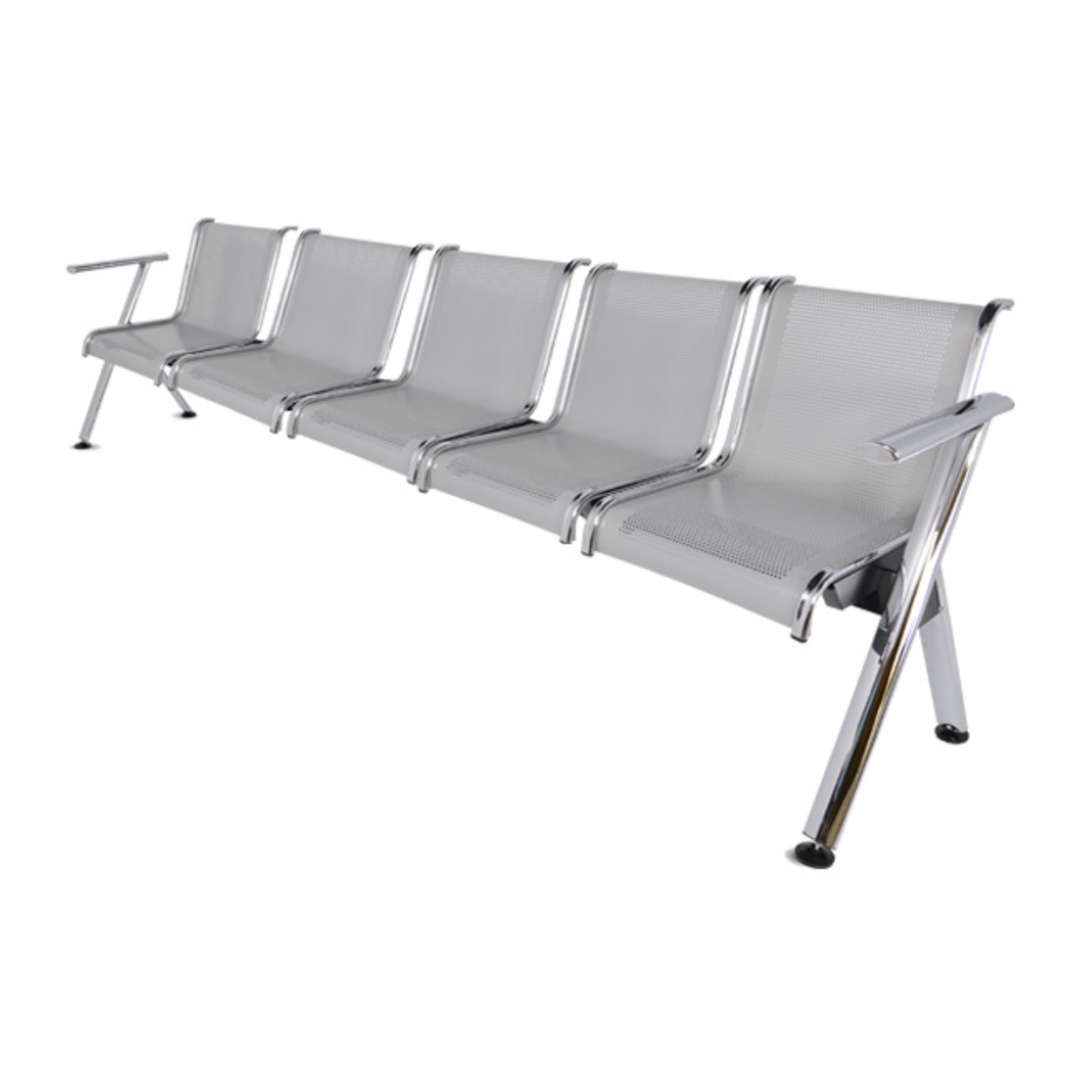 BANCA STEEL 5 PLAZAS TS5-500
