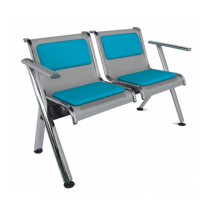 BANCA STEEL TAPIZADA 2 PLAZAS TS2-700