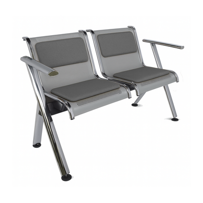 BANCA STEEL TAPIZADA 2 PLAZAS TS2-700