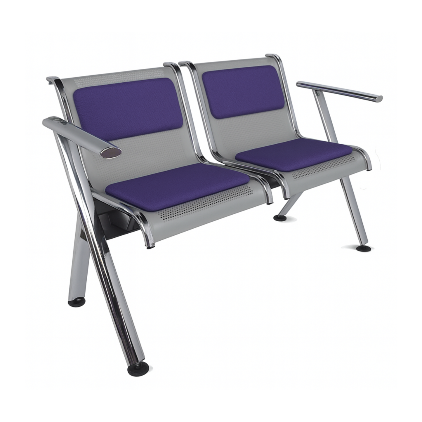 BANCA STEEL TAPIZADA 2 PLAZAS TS2-700