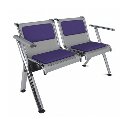 BANCA STEEL TAPIZADA 2 PLAZAS TS2-700