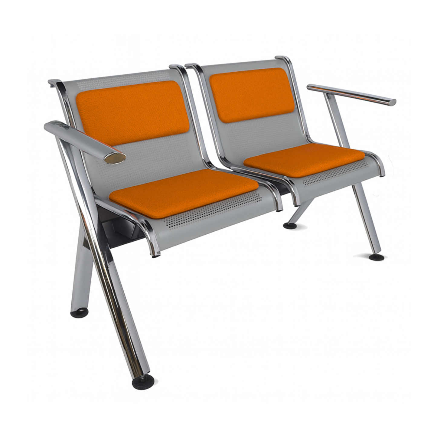 BANCA STEEL TAPIZADA 2 PLAZAS TS2-700