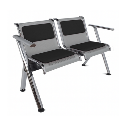 BANCA STEEL TAPIZADA 2 PLAZAS TS2-700
