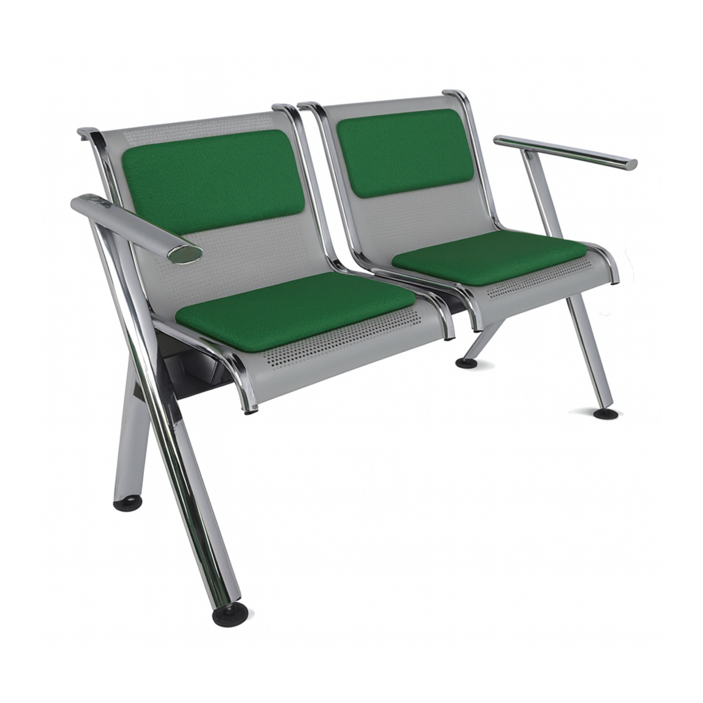 BANCA STEEL TAPIZADA 2 PLAZAS TS2-700