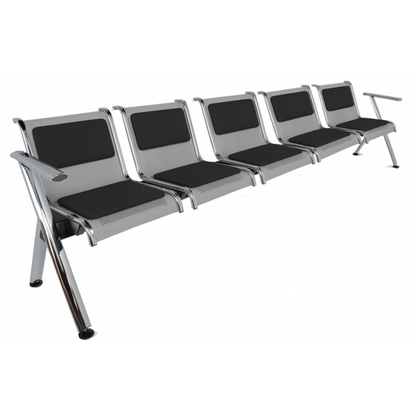 BANCA STEEL TAPIZADA 5 PLAZAS TS5-700