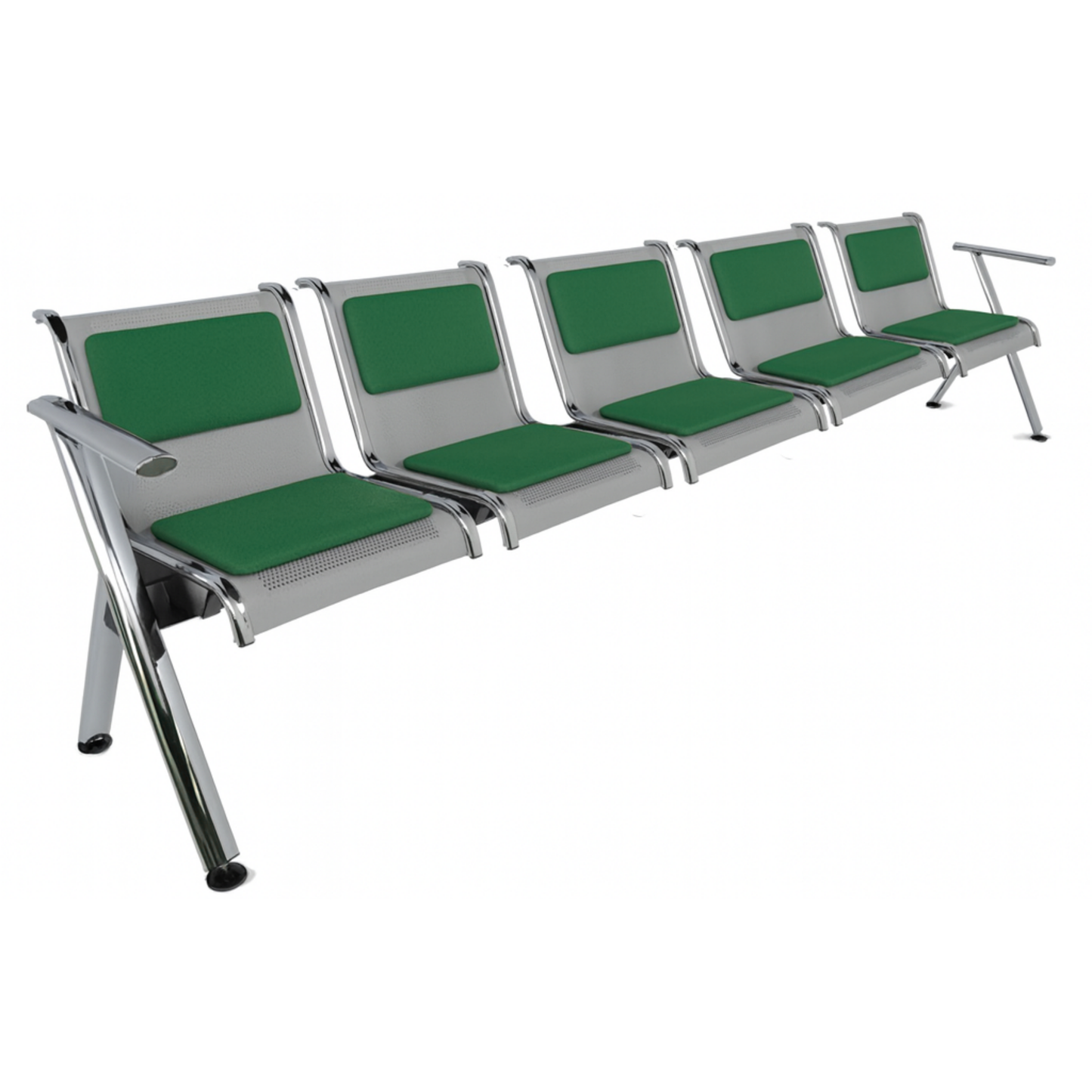 BANCA STEEL TAPIZADA 5 PLAZAS TS5-700