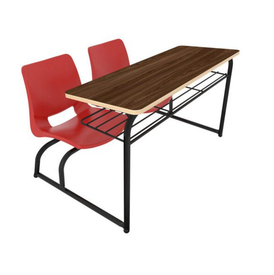 BEM-305 Pupitre Binario EVO Cubierta Triplay con Laminado Plastico Mediano
