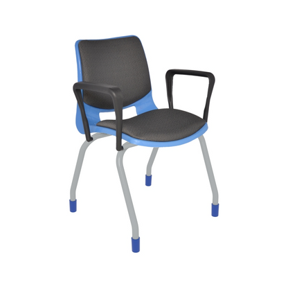 SILLA SECRETARIAL APILABLE BOLD CON BRAZOS PINTADA SBA-310