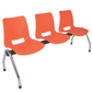 TB2-503 BANCA BOLD CROMADA 3 PLAZAS