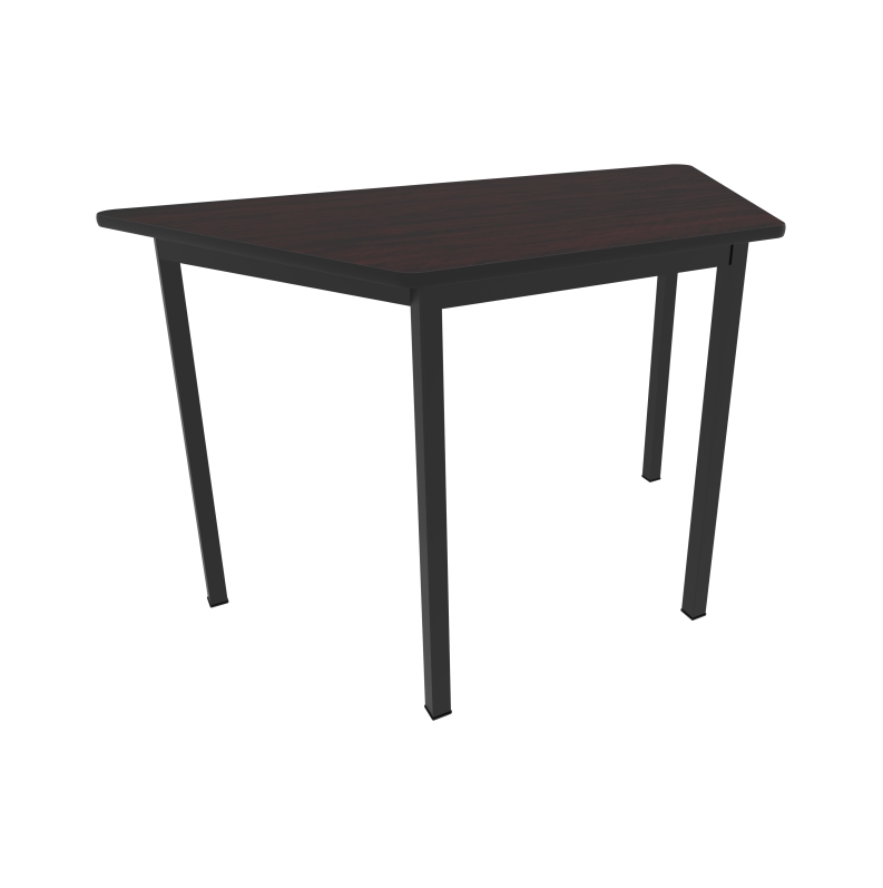 MESA TRAPEZOIDAL 120X60X75CM CUB. MELAMINA MT-005