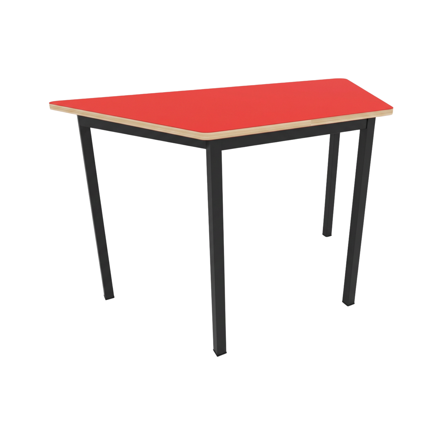 MESA TRAPEZOIDAL 120X60X75CM CUB. MELAMINA MT-005