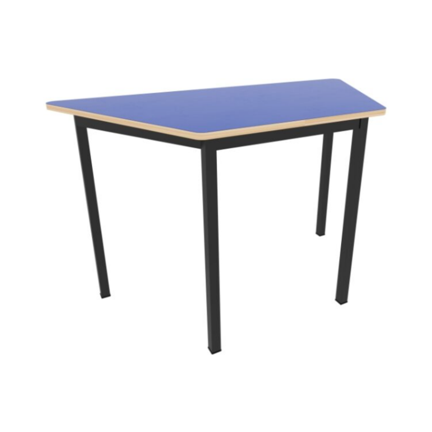 MESA TRAPEZOIDAL 120X60X75CM CUB. MELAMINA MT-005