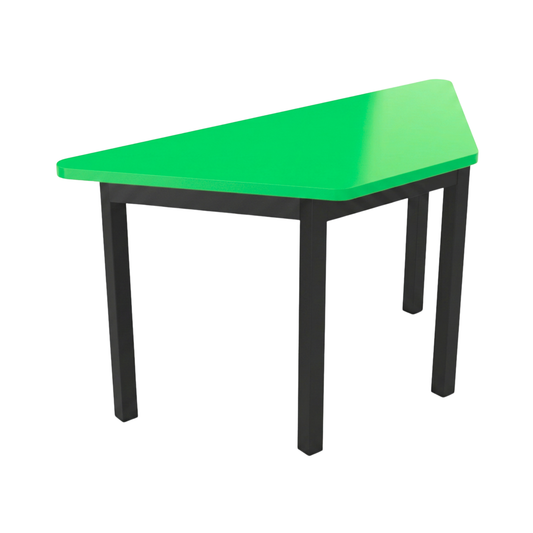 MESA TRAPEZOIDAL INF. 90X40X50CM CUB. TRIPLAY C/LAM PLASTICO TIC-005