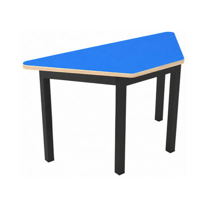 MESA TRAPEZOIDAL INF. 90X40X50CM CUB. TRIPLAY C/LAM PLASTICO TIC-005