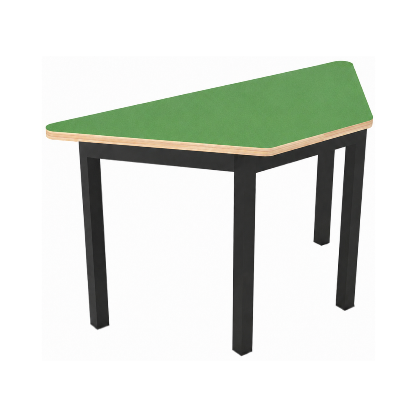 MESA TRAPEZOIDAL INF. 90X40X50CM CUB. TRIPLAY C/LAM PLASTICO TIC-005